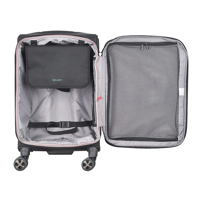 Delsey Paris Helium Dlx 20 Inch Softside Expandable Carry-On Spinner Luggage