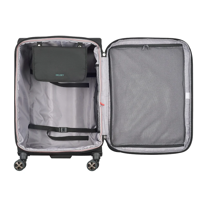 Delsey Paris Helium Dlx 24 1/2 Inch Softside Expandable Checked Spinner Luggage