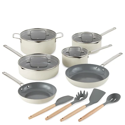 Cooks Ceramic 14-pc. Non-Stick Cookware Set