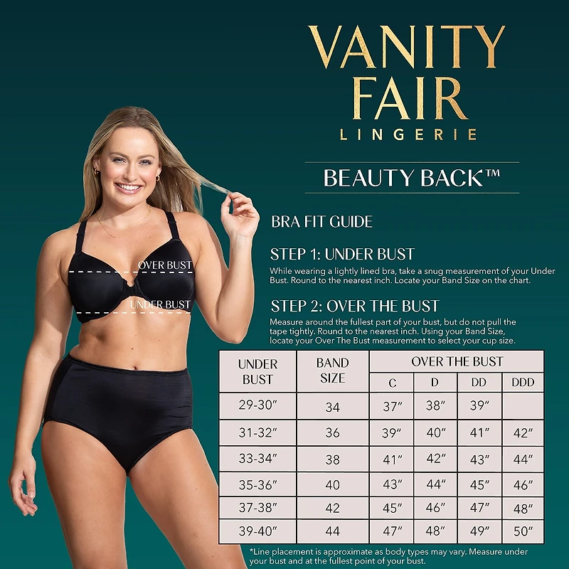 Vanity Fair® Beauty Back® Full Figure Front Close Underwire Bra - 76384