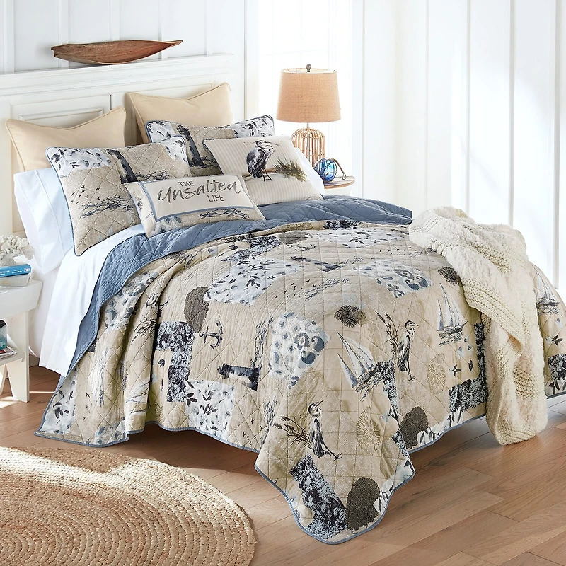 Donna Sharp Seascape Hypoallergenic Quilt Set