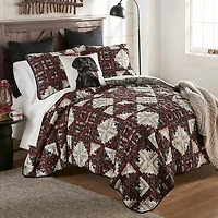 Donna Sharp Log Cabin Star Hypoallergenic Quilt Set
