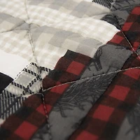 Donna Sharp Log Cabin Star Hypoallergenic Quilt Set