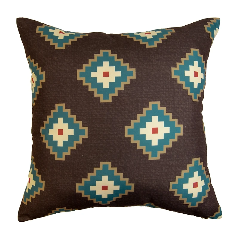 Donna Sharp Mahogany Desert Motif Throw Pillow Cover