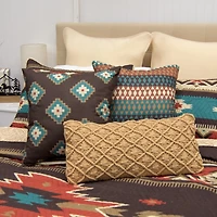 Donna Sharp Mahogany Desert Motif Throw Pillow Cover