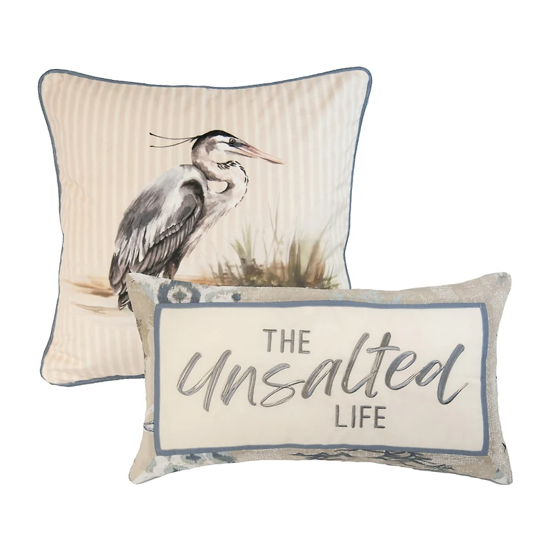 Donna Sharp Seascape 2-pc. Rectangular Throw Pillow