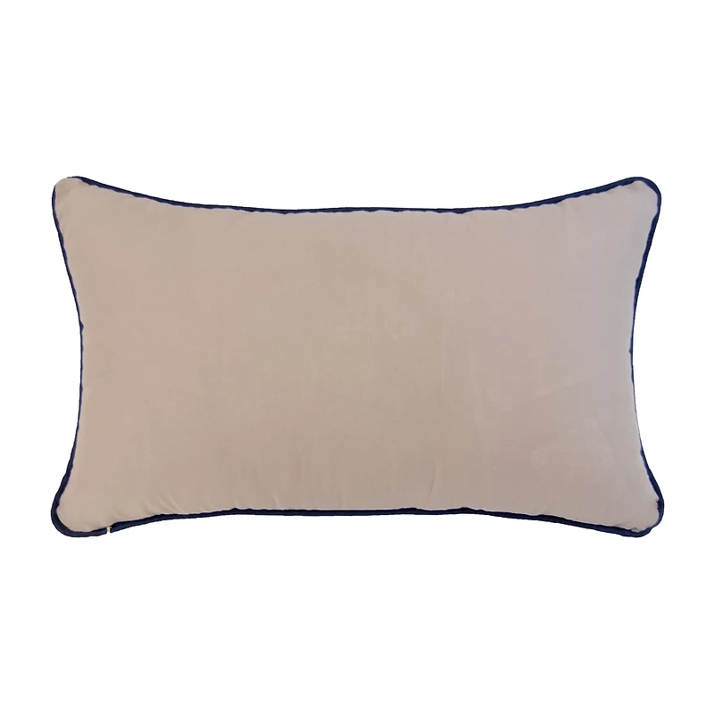 Donna Sharp Checker Indigo Nautical 2-pc. Rectangular Throw Pillow