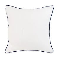 Donna Sharp Checker Indigo Nautical 2-pc. Rectangular Throw Pillow