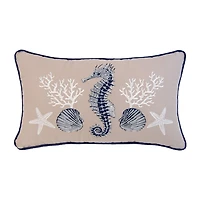 Donna Sharp Checker Indigo Nautical 2-pc. Rectangular Throw Pillow