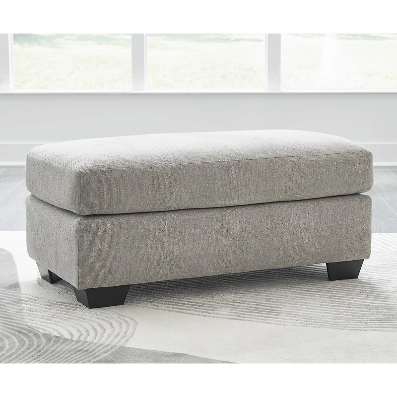 Signature Design by Ashley Avenal Park Ottoman in Gray