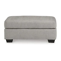 Signature Design by Ashley Avenal Park Ottoman in Gray