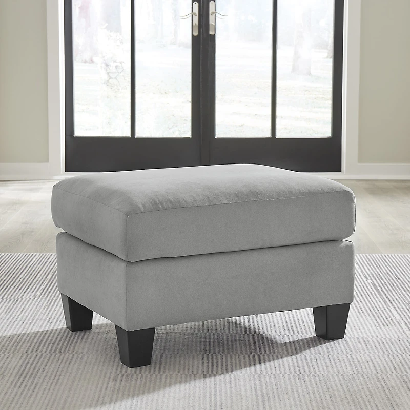 Signature Design by Ashley Adlai Ottoman in Gray