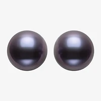 Cultured Freshwater Pearl Sterling Silver 8mm Ball Stud Earrings