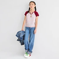 Self Esteem Big Kid Girls Round Neck Short Sleeve T-Shirt