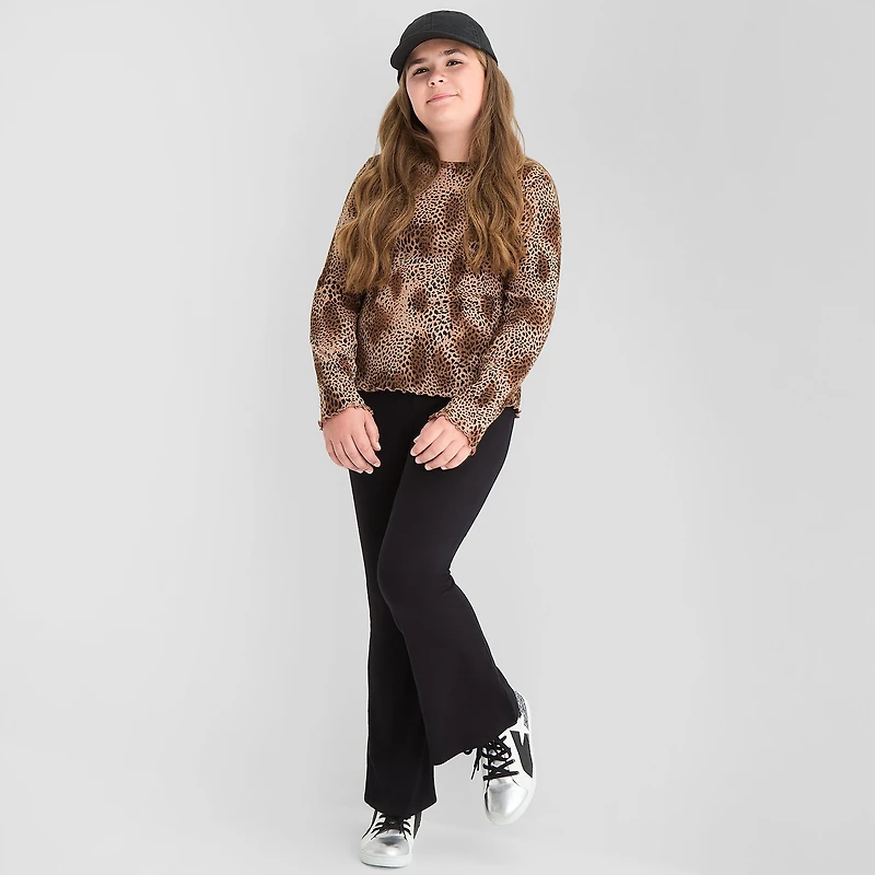 Thereabouts Little & Big Kid Girls Flare Full Length Leggings
