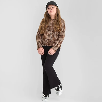 Thereabouts Little & Big Kid Girls Flare Full Length Leggings