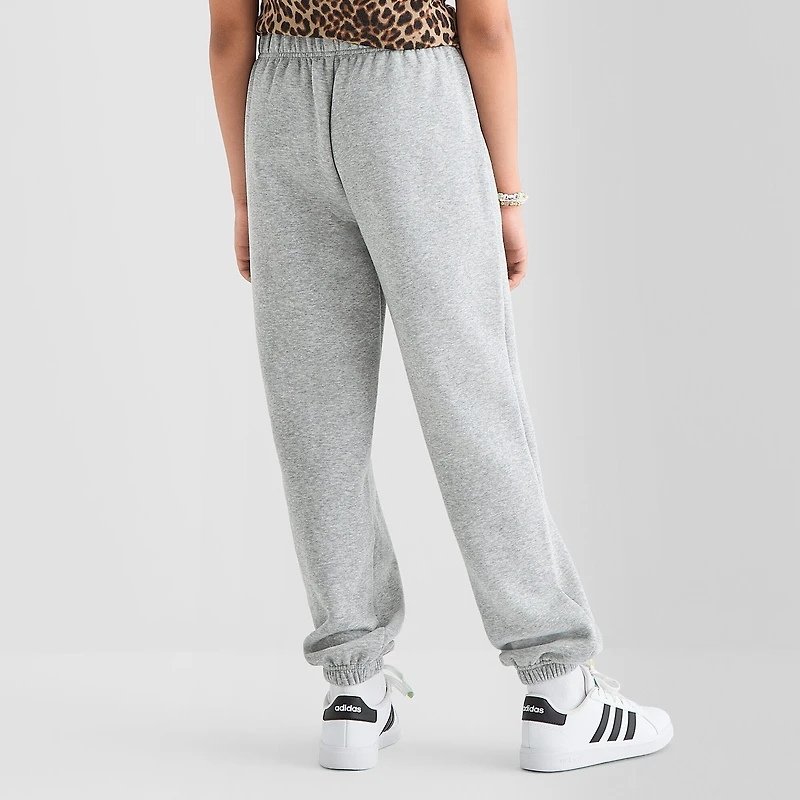 Xersion Little & Big Kid Girls Cinched High Rise Regular Fit Fleece Jogger Pant