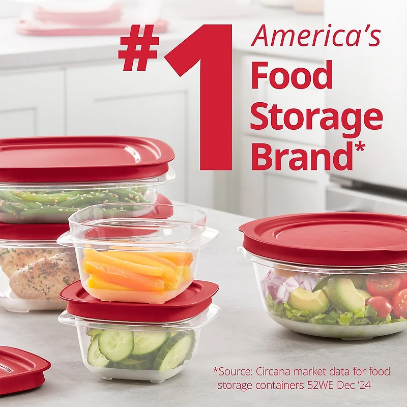 Rubbermaid Round 3-pc. Food Storage Set