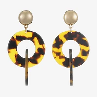 Bijoux Bar Womens Round Hypoallergenic Drop Earrings