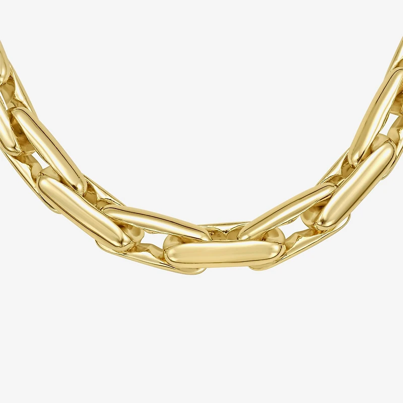 RM Rebecca Minkoff Womens 14K Gold Over Brass 18 Inch Link Chain Necklace