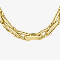RM Rebecca Minkoff Womens 14K Gold Over Brass 18 Inch Link Chain Necklace