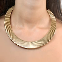RM Rebecca Minkoff Womens 14K Gold Over Brass 18 Inch Collar Necklace