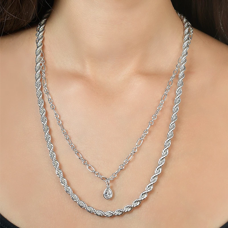 RM Rebecca Minkoff Womens 18 Inch Fashion Chain Necklace