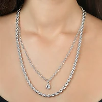 RM Rebecca Minkoff Womens 18 Inch Fashion Chain Necklace