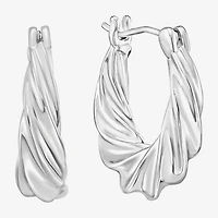 Rebecca Minkoff Womens 14K Gold Over Brass 2.1mm Hoop Earrings