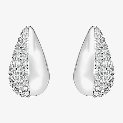 RM Rebecca Minkoff Womens White Cubic Zirconia 2 Pair Earring Set