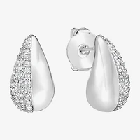RM Rebecca Minkoff Womens White Cubic Zirconia 2 Pair Earring Set