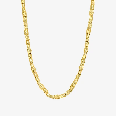 Rebecca Minkoff Womens 14K Gold Over Brass 18 Inch Beaded Necklace