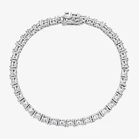 RM Rebecca Minkoff Diamond Accent Womens Cubic Zirconia 14K Gold Over Brass 7.5 Inch Tennis Bracelet