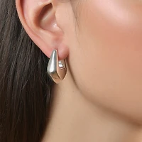 RM Rebecca Minkoff Womens 2.1mm Hoop Earrings