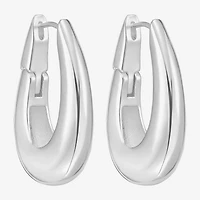 RM Rebecca Minkoff Womens 3.1mm Hoop Earrings
