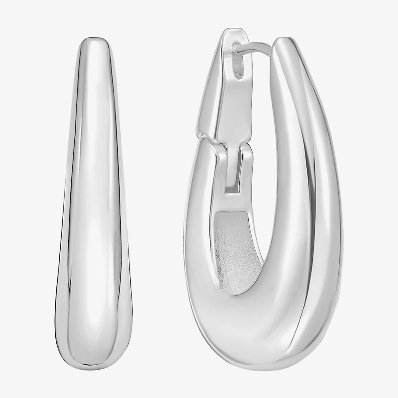 RM Rebecca Minkoff Womens 3.1mm Hoop Earrings