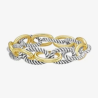 Rebecca Minkoff Womens 14K Gold Over Brass Solid Casted Chain Bracelet