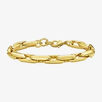 Rebecca Minkoff Infinite Gold Womens 14K Gold Over Brass Solid 7.5 Inch Link Bracelet