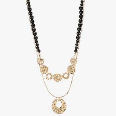 Liz Claiborne Womens 17 Inch Pendant Necklace