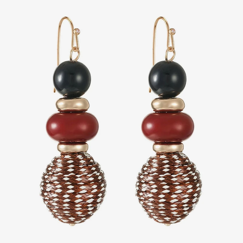 Mixit Womens Drop Earrings