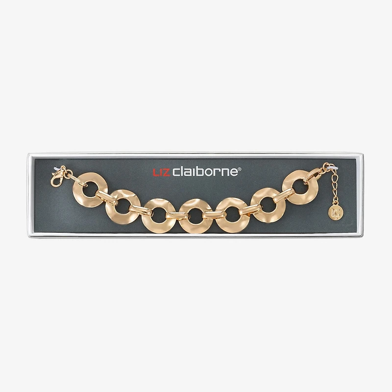 Liz Claiborne Womens Solid Link Bracelet