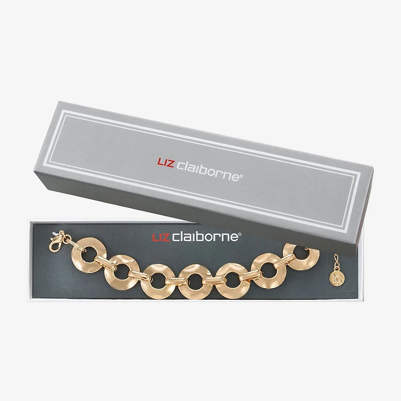 Liz Claiborne Womens Solid Link Bracelet