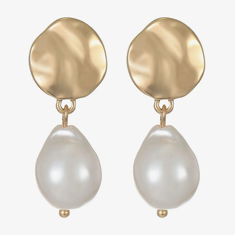 Liz Claiborne Womens Hypoallergenic Drop Earrings