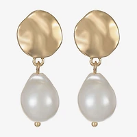 Liz Claiborne Womens Hypoallergenic Drop Earrings