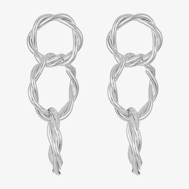 Liz Claiborne Womens Hypoallergenic Drop Earrings