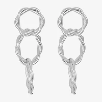 Liz Claiborne Womens Hypoallergenic Drop Earrings