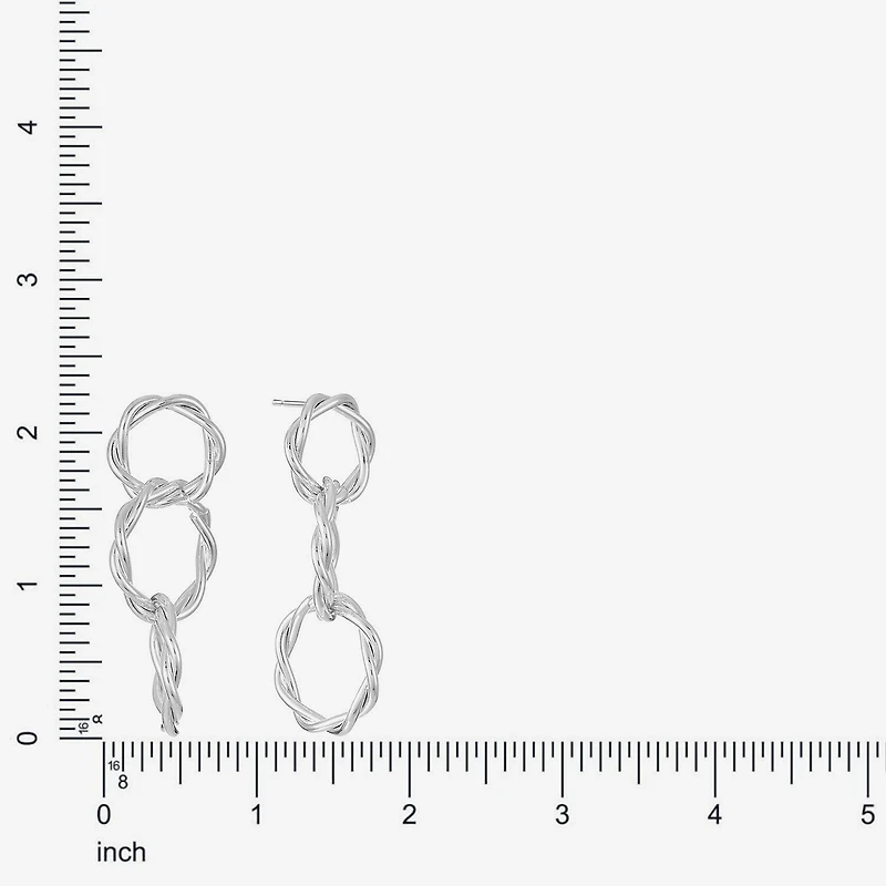 Liz Claiborne Womens Hypoallergenic Drop Earrings