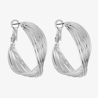 Liz Claiborne Womens 30mm Hypoallergenic Hoop Earrings