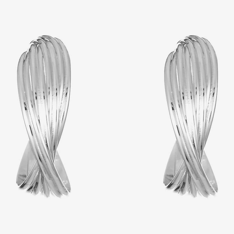 Liz Claiborne Womens 30mm Hypoallergenic Hoop Earrings