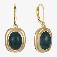 Monet Jewelry Womens Red Oval Drop Earrings